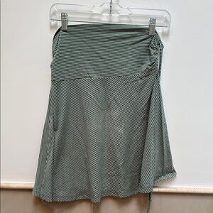 Patagonia Green and White Mini Skirt